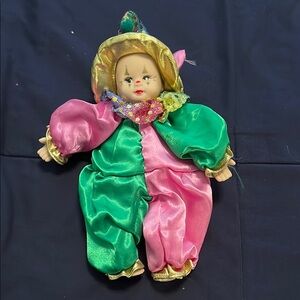 Colorful Harlequin Clown